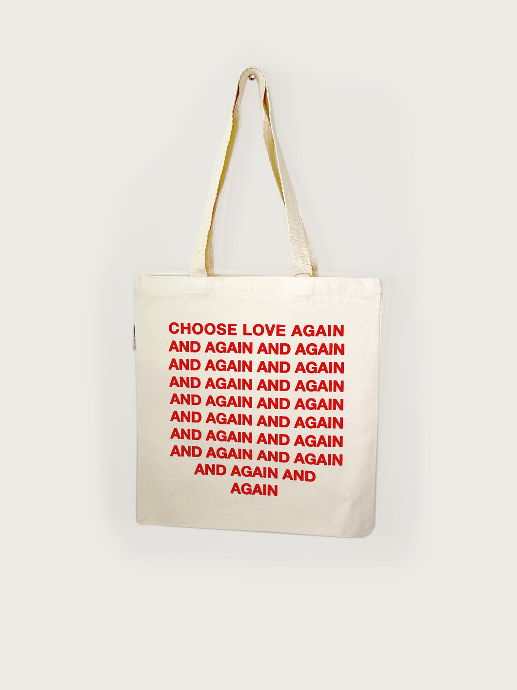 Choose Love Organic Cotton Canvas Tote Bag