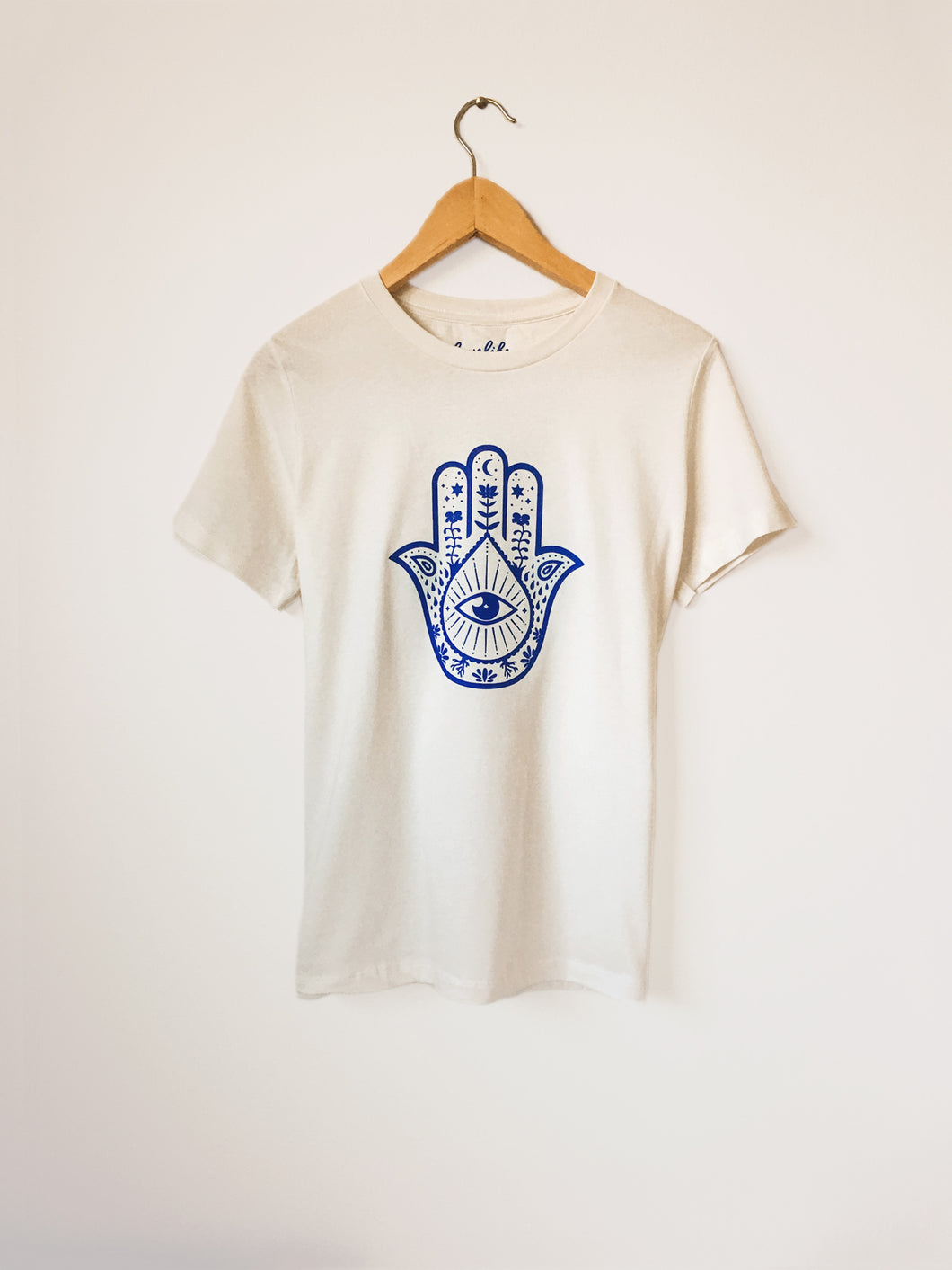 Blue Women's Hamsa Hand Tee